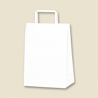 HEIKO 紙袋 H25チャームバッグ S1(平手) 白無地 50枚