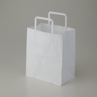 HEIKO 紙袋 H25チャームバッグ S2(平手) 晒白無地 50枚