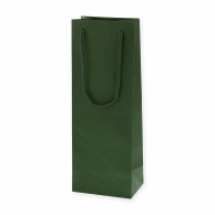 HEIKO 紙袋 カラーチャームバッグ ワインL 1本用 グリーン 10枚