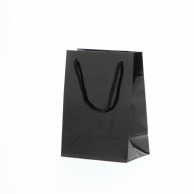 >HEIKO 紙袋 ブライトバッグ T-4 黒(グロスPP貼り) 10枚