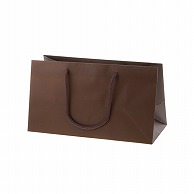 >HEIKO 紙袋 ブライトバッグ 30.5-14 チョコブラウン(マットPP貼り) 10枚