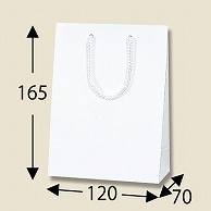 HEIKO 紙袋 Kバッグ T-4 N白エンボス 10枚
