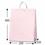 HEIKO 紙袋 ワイドバッグ M ピンク 10枚