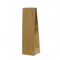 HEIKO 紙袋 ブライトバッグ ワイン1本用 キン 10枚