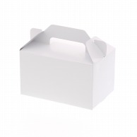 >HEIKO 箱 キャリーケース ホワイト 4×6 ケーキ4～5個用 25枚