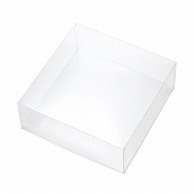 HEIKO 箱 PETクリアケース 210×210×75 1個(ご注文単位5個)