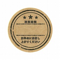 HEIKO 業務用 タックラベル(シール) 消費期限 クラフト 504片