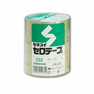積水化学工業 セキスイ セロテープ No.252 24mm×35m巻 5巻