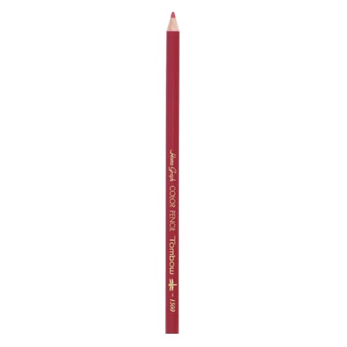 1500-25 色鉛筆　１５００　単色　赤 1ダース (ご注文単位1ダース)【直送品】