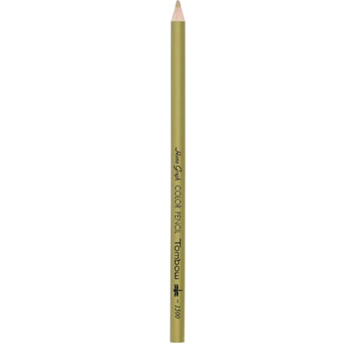 1500-36 色鉛筆　１５００　単色　金色 1ダース (ご注文単位1ダース)【直送品】
