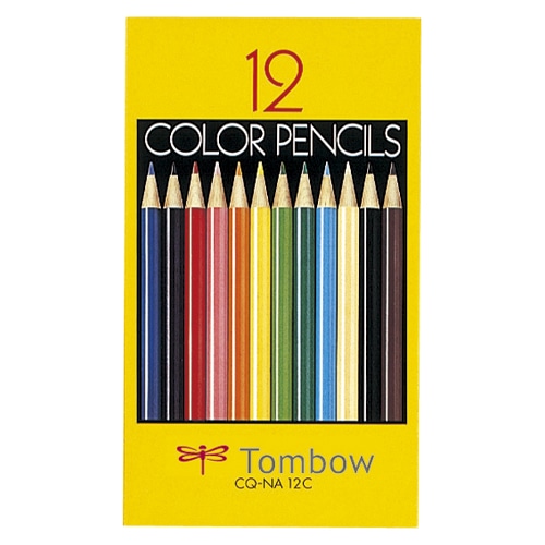 CQ-NA12C 色鉛筆紙箱１２色ＮＡ 1セット (ご注文単位1セット)【直送品】