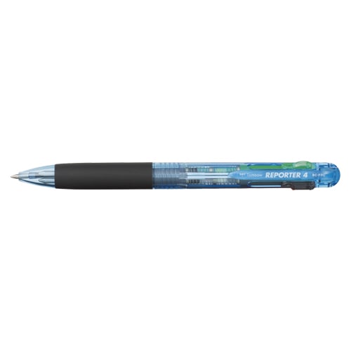 BC-FRC40 ４色ボールペン　リポーター４　透明ブルー 1本 (ご注文単位1本)【直送品】