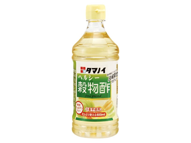 タマノイヘルシー穀物酢ペット５００ｍｌ※軽（ご注文単位20個）【直送品】