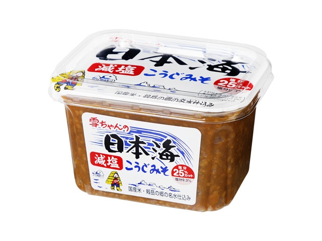 日本海味噌醤油雪ちゃん減塩こうじみそカップ５００ｇ※軽（ご注文単位8個）【直送品】