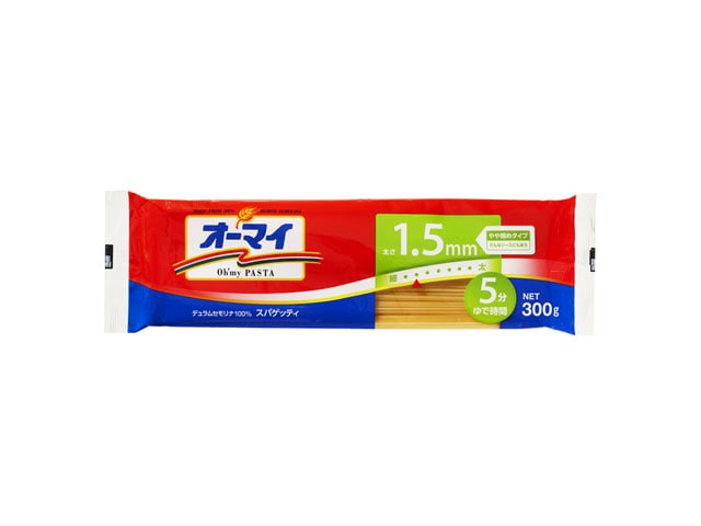日本製粉オーマイロングスパゲッティ１．５ｍｍ３００ｇ※軽（ご注文単位10個）【直送品】