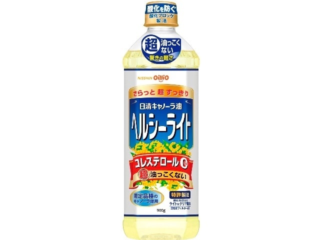 日清オイリオキャノーラ油ヘルシーライトペット９００ｇ※軽（ご注文単位8個）【直送品】