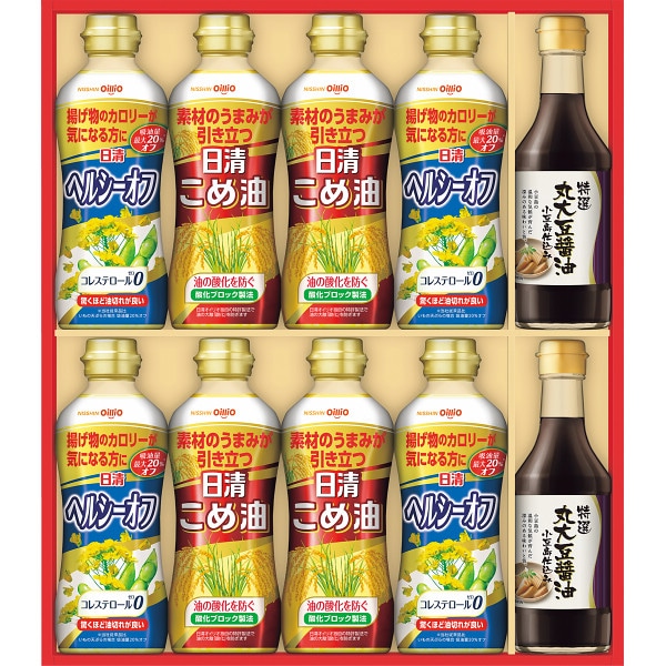 >シャディ 日清　バラエティオイル＆丸大豆しょうゆギフト 1個(ご注文単位1個) ※軽 【直送品】