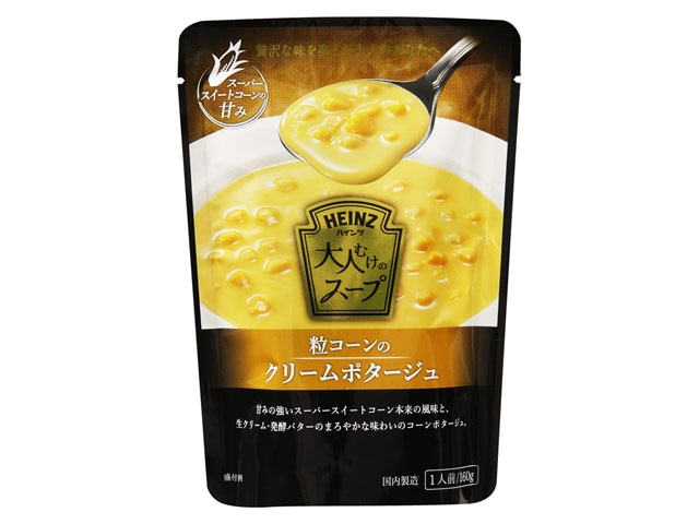 ハインツ大人むけのスープ粒コーンクリームポタジュ１６０ｇ※軽（ご注文単位10個）【直送品】