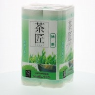 藤枝製紙 トイレ用品 トイレットペーパー 茶匠 ダブル 抹茶の香り 12ロール(ご注文単位8パック/箱入)