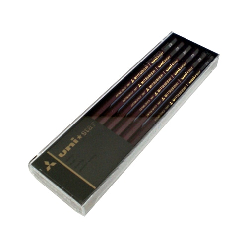 US2B 鉛筆　ユニスター　２Ｂ　　　（１２本入） 1ダース (ご注文単位1ダース)【直送品】
