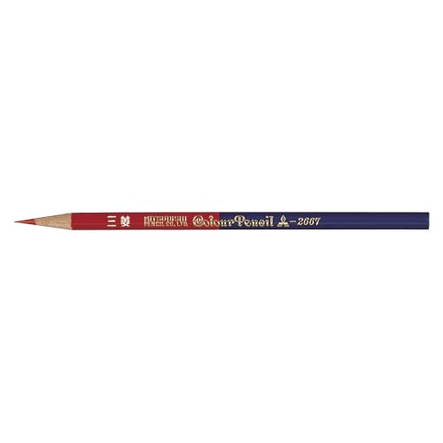K2667 朱藍鉛筆　２６６７　（１２本入） 1ダース (ご注文単位1ダース)【直送品】