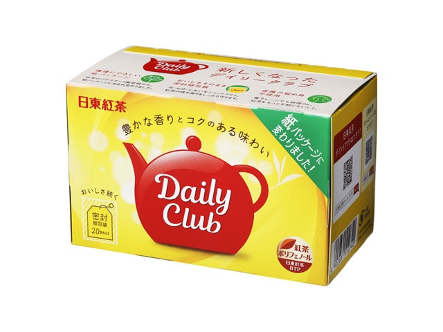 日東紅茶デイリークラブティーバッグ２ｇ２０袋 ※軽（ご注文単位6個）【直送品】