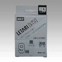 LM-L509BC レタリテープ　透明ラベル　黒文字 1個 (ご注文単位1個)【直送品】