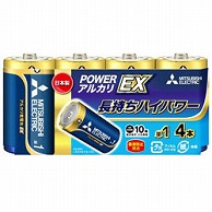 三菱電機 単1電池 LR20EXD/4S  ［4本 /アルカリ］ LR20EXD4S 1個（ご注文単位1個）【直送品】