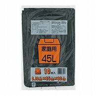 ワタナベ工業 家庭用ゴミ袋 45L　黒LLD M－65B 1パック（ご注文単位60パック）【直送品】