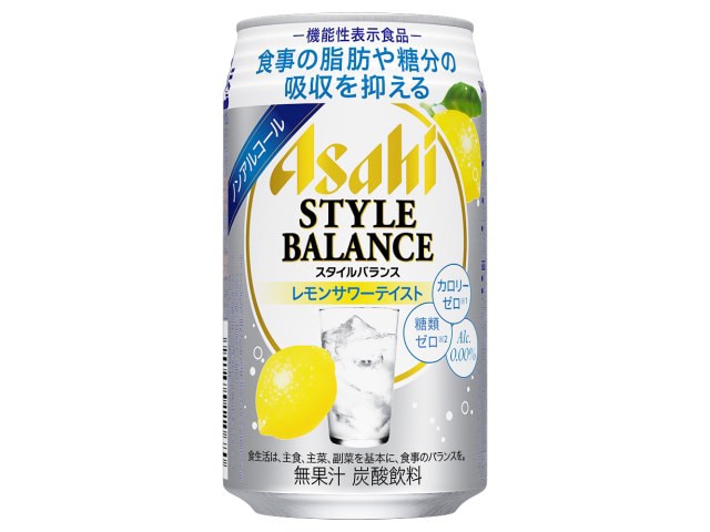 アサヒスタイルバランスレモンサワーテイスト缶※軽（ご注文単位24個）【直送品】