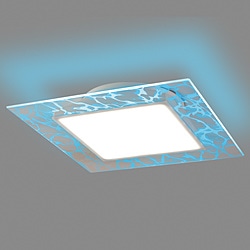 ホタルクス 導光板LEDシーリングライト HotaluX VIEW(ホタルクス ビュー) MARINE view×マーブルカット HLDC08V002BSG 1個（ご注文単位1個）【直送品】