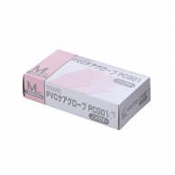 >【直送品】 中部物産貿易 PVCケアグローブ M PCG－01 100枚/箱（ご注文単位10箱）