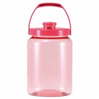 >【直送品】 タケヤ化学工業 プラスチック　カラー果実酒びん　R型 4．2L　ピンク  1個（ご注文単位1個）