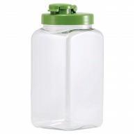 >【直送品】 タケヤ化学工業 プラスチック　カラー液体密閉びん　S型 1．7L　グリーン  1個（ご注文単位1個）