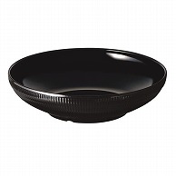 台和 メラミン食器　ルーチェ　22cm深皿 黒 BY－13－BK 1枚（ご注文単位1枚）【直送品】