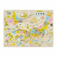 デビカ イクモク　木製知育パズル 日本地図 113012 1個（ご注文単位1個）【直送品】