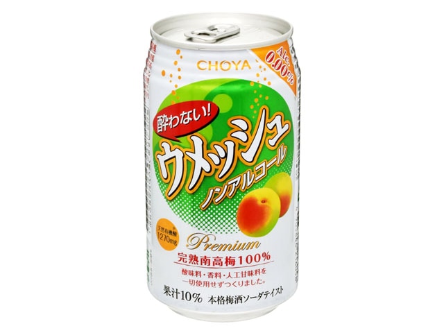 チョーヤ酔わないウメッシュ缶３５０ｍｌ※軽（ご注文単位24個）【直送品】