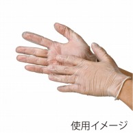 >【直送品】 川西工業 ビニール極薄手袋　粉なし Sサイズ　100枚 2026　クリア 1箱（ご注文単位20箱）