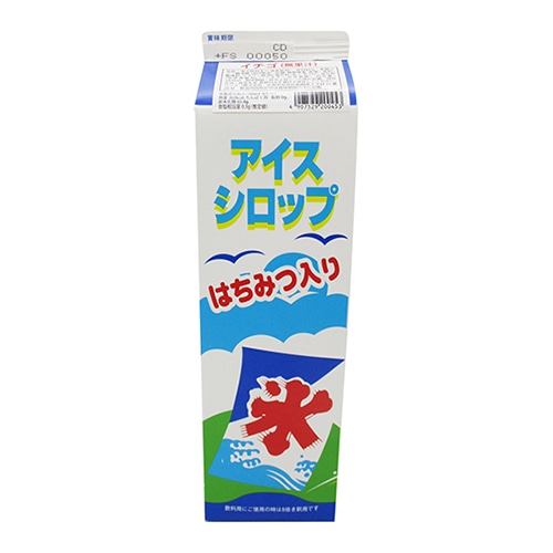 フジスコ 氷みつ　アイスシロップ　はちみつ入り 1.8L イチゴ（無果汁） 1本※軽（ご注文単位1本）※注文上限数8まで 【直送品】