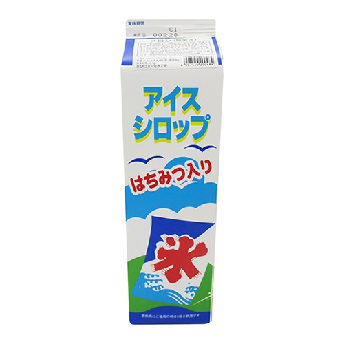 フジスコ 氷みつ　アイスシロップ　はちみつ入り 1.8L メロン（無果汁） 1本※軽（ご注文単位1本）※注文上限数8まで 【直送品】