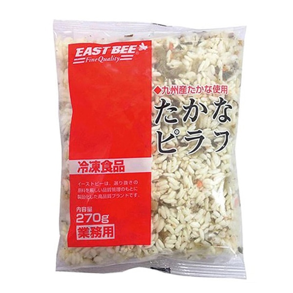 EAST　BEE　たかなピラフ 270g 冷凍 1個※軽（ご注文単位1個）※注文上限数12まで【直送品】