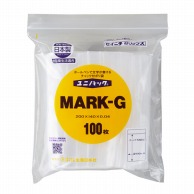生産日本社 セイニチ チャック付きポリ袋 ユニパック マーク付き MARK-G 100枚