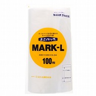 >生産日本社 セイニチ チャック付ポリ袋 ユニパック マーク付 MARK-L 100枚