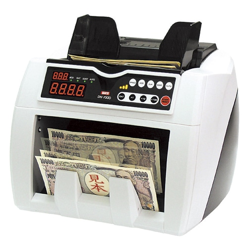 ダイト 異金種検知機能付紙幣計数機 DN-700D DN700D 1個（ご注文単位1個）【直送品】