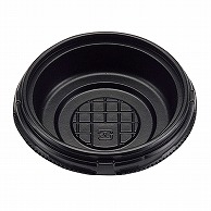 【直送品】 エフピコチューパ 丼容器　RK－125φ　中皿  黒 50枚/袋（ご注文単位12袋）