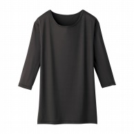 七分袖インナーTシャツ　WH90029　S ブラック  1個（ご注文単位1個）【直送品】