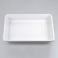 シーピー化成 米飯容器　耐熱－10　のせ蓋セット  ホワイト 100個/袋（ご注文単位6袋）【直送品】