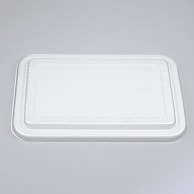 【直送品】 シーピー化成 米飯容器　共のせ蓋 VK－501 無地 50枚/袋（ご注文単位6袋）