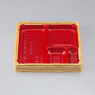 シーピー化成 弁当容器　BFハカマ集膳　本体 6－1（N） 杉板赤 50枚/袋（ご注文単位12袋）【直送品】