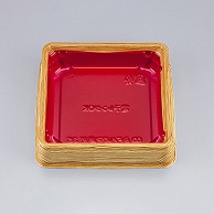 シーピー化成 寿司容器　BFハカマ集折　本体 35（N） 杉板赤 50枚/袋（ご注文単位12袋）【直送品】